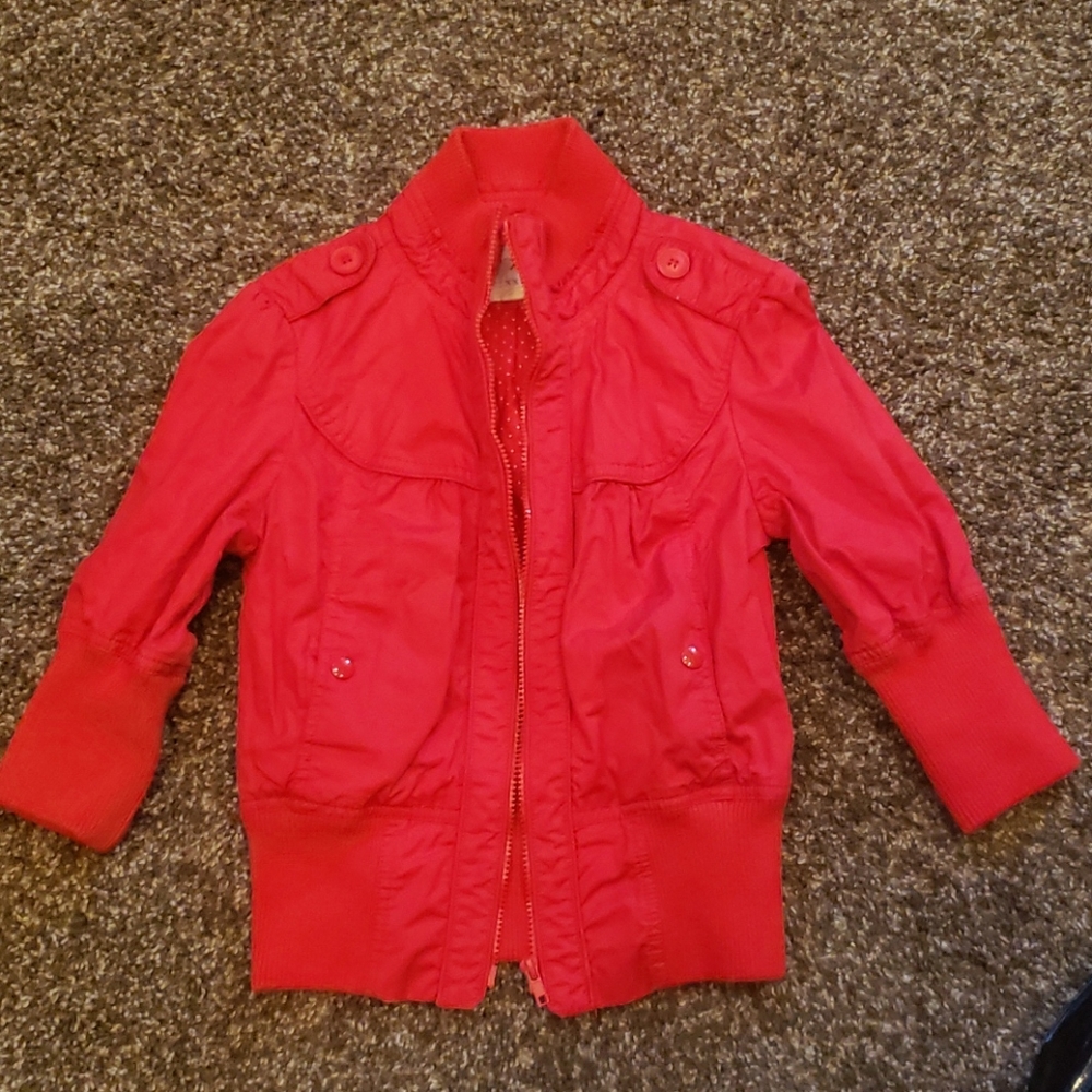 Red jacket